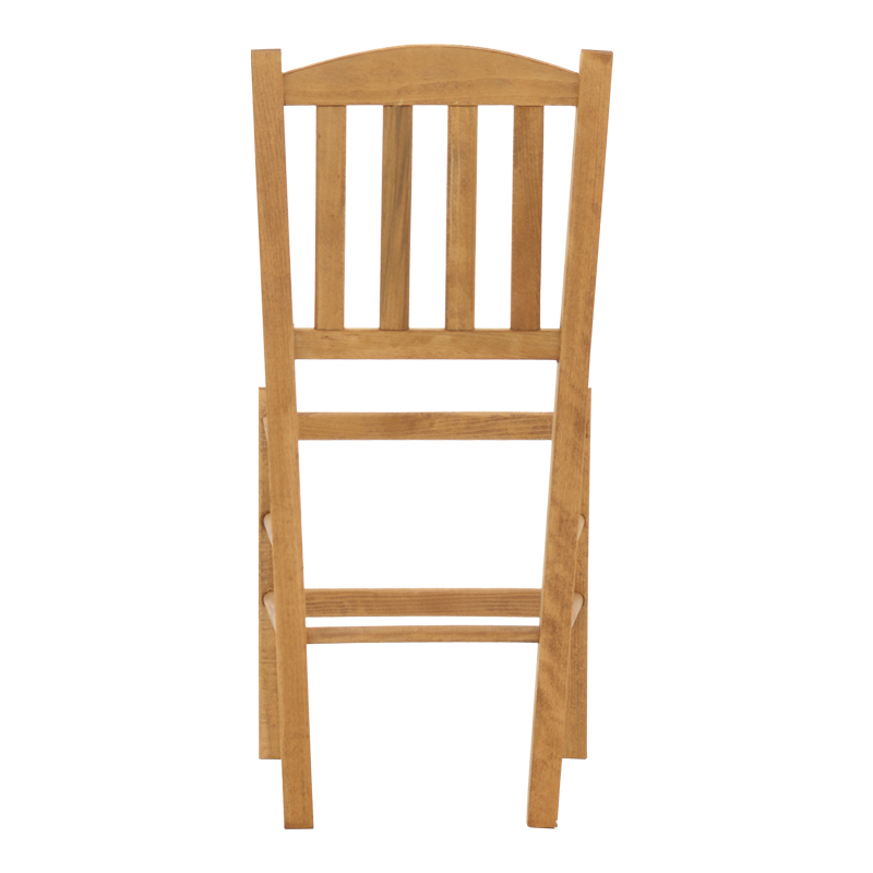 Καρέκλα καφενείου Σύρος pakoworld μασίφ ξύλο οξιάς λούστρο καρυδί 41x42x92εκ 5