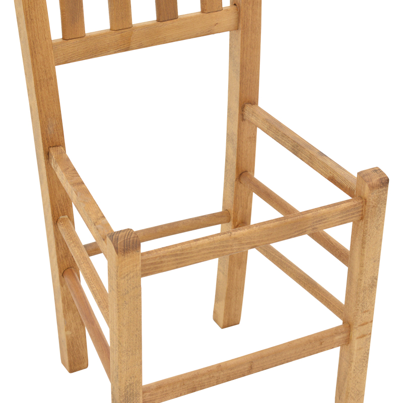 Καρέκλα καφενείου Σύρος pakoworld μασίφ ξύλο οξιάς λούστρο καρυδί 41x42x92εκ 7