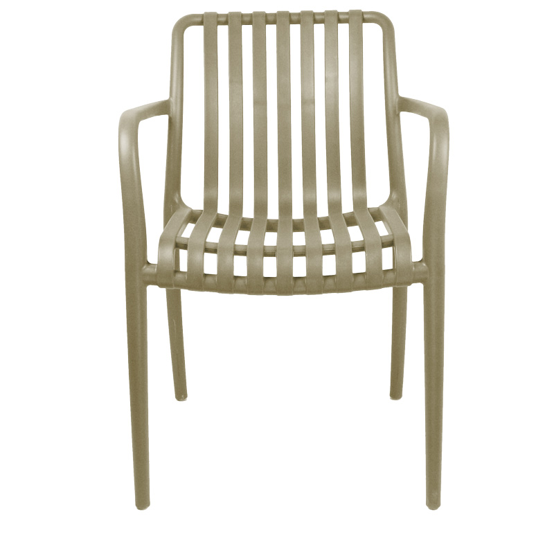 Πολυθρόνα Zoi pakoworld pp σε cappucino απόχρωση 58.5x54x80εκ 5