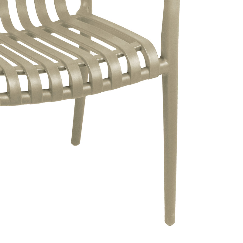 Πολυθρόνα Zoi pakoworld pp σε cappucino απόχρωση 58.5x54x80εκ 7