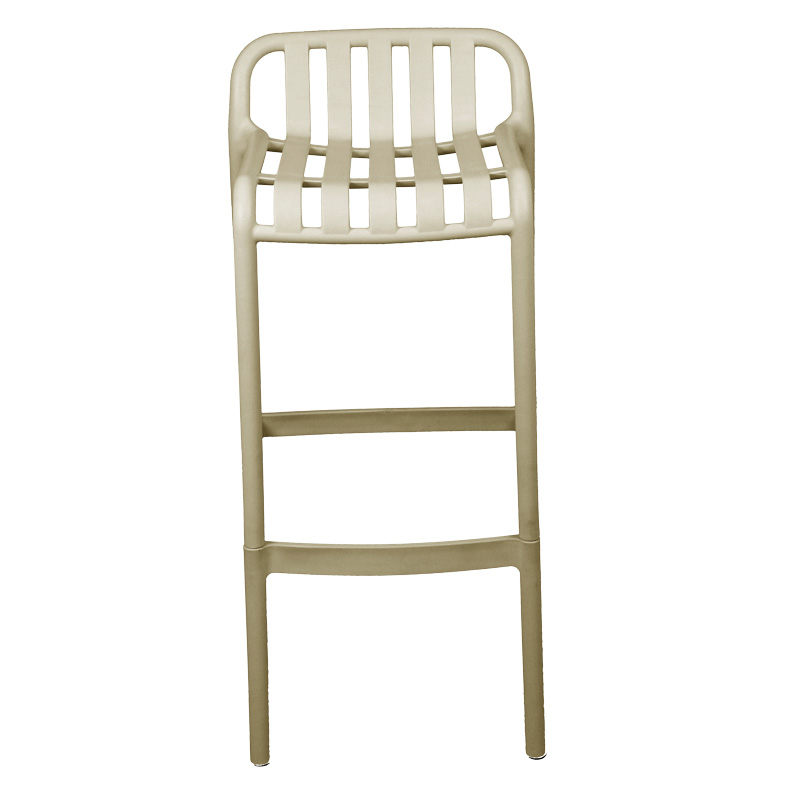 Σκαμπό μπαρ Zoi pakoworld pp σε απόχρωση cappucino 36x56x87εκ 4