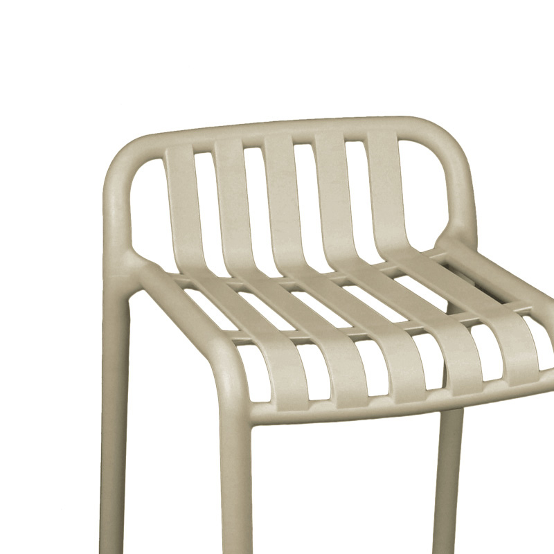 Σκαμπό μπαρ Zoi pakoworld pp σε απόχρωση cappucino 36x56x87εκ 5