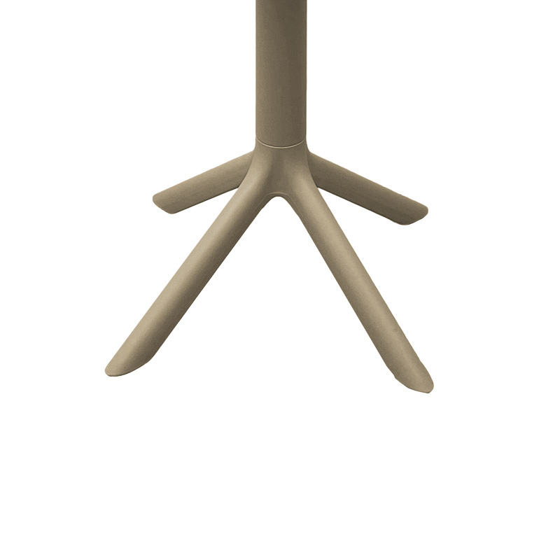 Τραπέζι Merkon pakoworld pp σε cappucino απόχρωση Φ60x75εκ 3