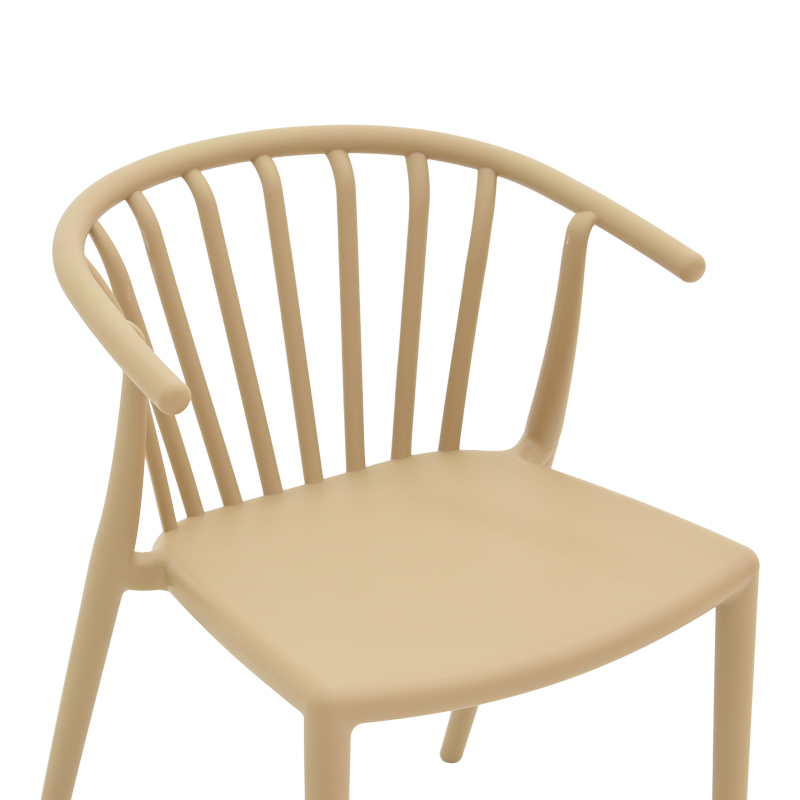 Πολυθρόνα Zelma pakoworld pp σε ανοιχτή απόχρωση cappuccino 55x53x73εκ 7