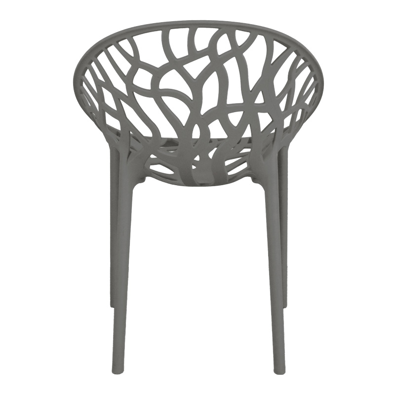 Πολυθρόνα Daren pakoworld pp σε ανθρακί απόχρωση 59x60x79,5εκ 6