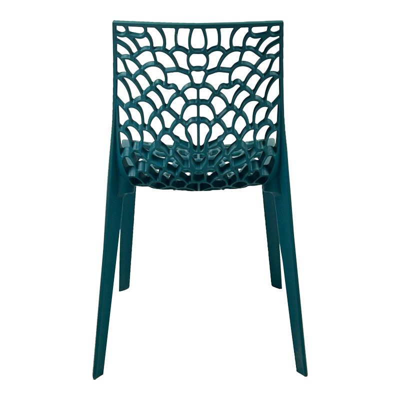 Καρέκλα στοιβαζόμενη Hush pakoworld pp σε μπλε απόχρωση 41x53x80.5εκ 6