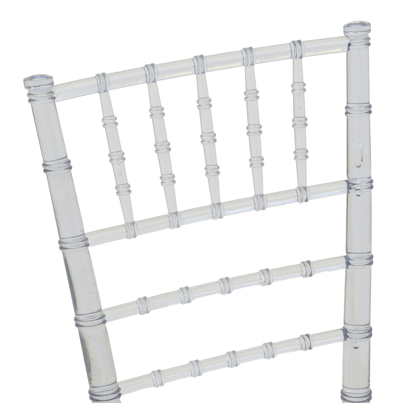 Καρέκλα Tiffany pakoworld με μαξιλάρι διάφανο pc 38x38.5x88εκ 5