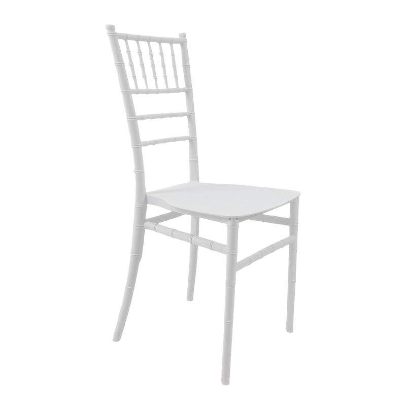 Καρέκλα Tiffany Ι pakoworld pp σε λευκή απόχρωση 38.5x46.5x87εκ 1