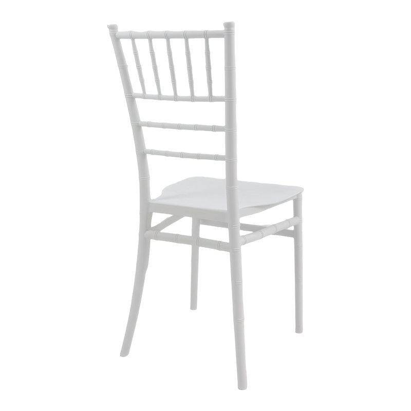 Καρέκλα Tiffany Ι pakoworld pp σε λευκή απόχρωση 38.5x46.5x87εκ 3