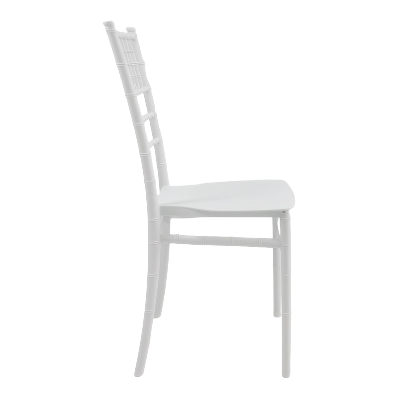 Καρέκλα Tiffany Ι pakoworld pp σε λευκή απόχρωση 38.5x46.5x87εκ 4