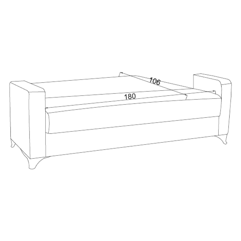 Σετ σαλονιού 2τεμ Vox pakoworld ύφασμα σε ανθρακί απόχρωση 11