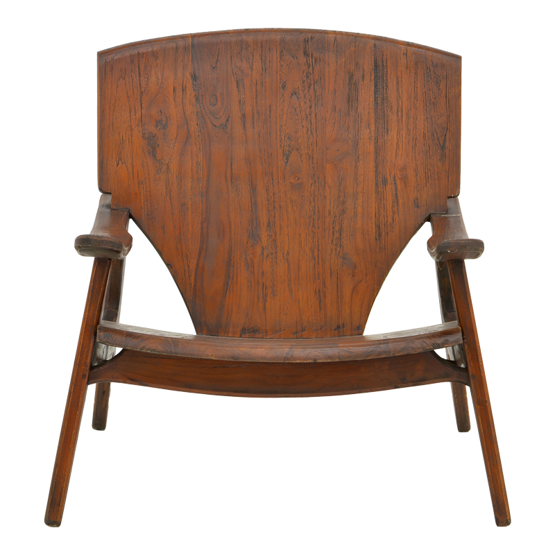 Πολυθρόνα Brazin pakoworld καρυδί teak ξύλο 72x71x77εκ 5