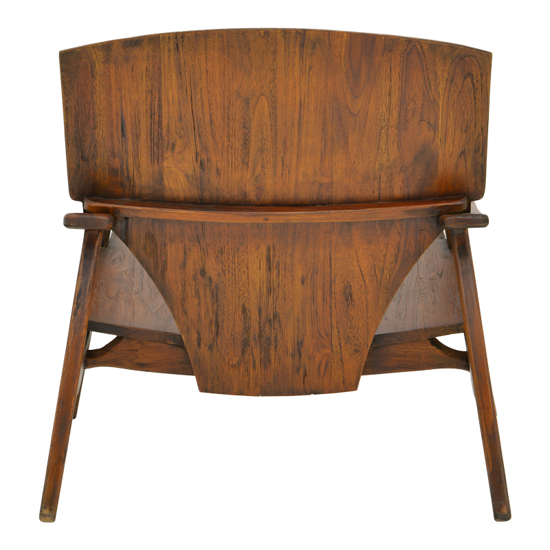 Πολυθρόνα Brazin pakoworld καρυδί teak ξύλο 72x71x77εκ 6