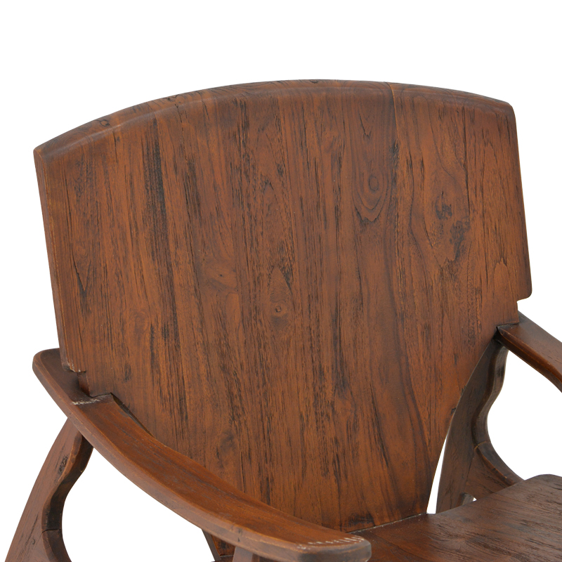 Πολυθρόνα Brazin pakoworld καρυδί teak ξύλο 72x71x77εκ 7