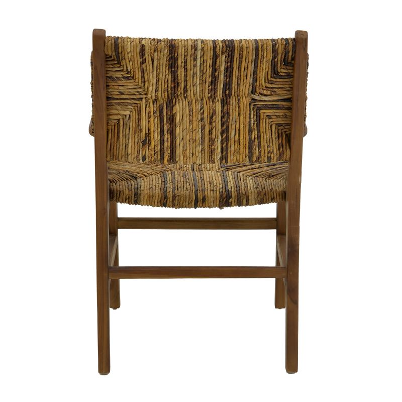 Πολυθρόνα Refane pakoworld φυσικό teak ξύλο-ψάθα 55x60x85εκ 7