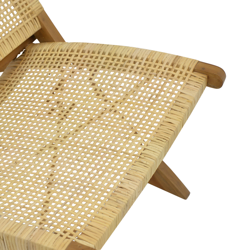 Πολυθρόνα Jerenze pakoworld φυσικό teak ξύλο-φυσικό rattan 65x78x68εκ 7
