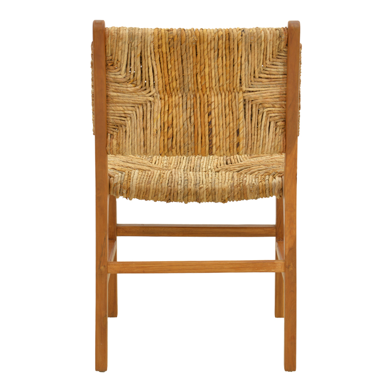 Καρέκλα Refane pakoworld σκελετός teak ξύλο με ψάθα σε φυσική απόχρωση 50x58x85εκ 6