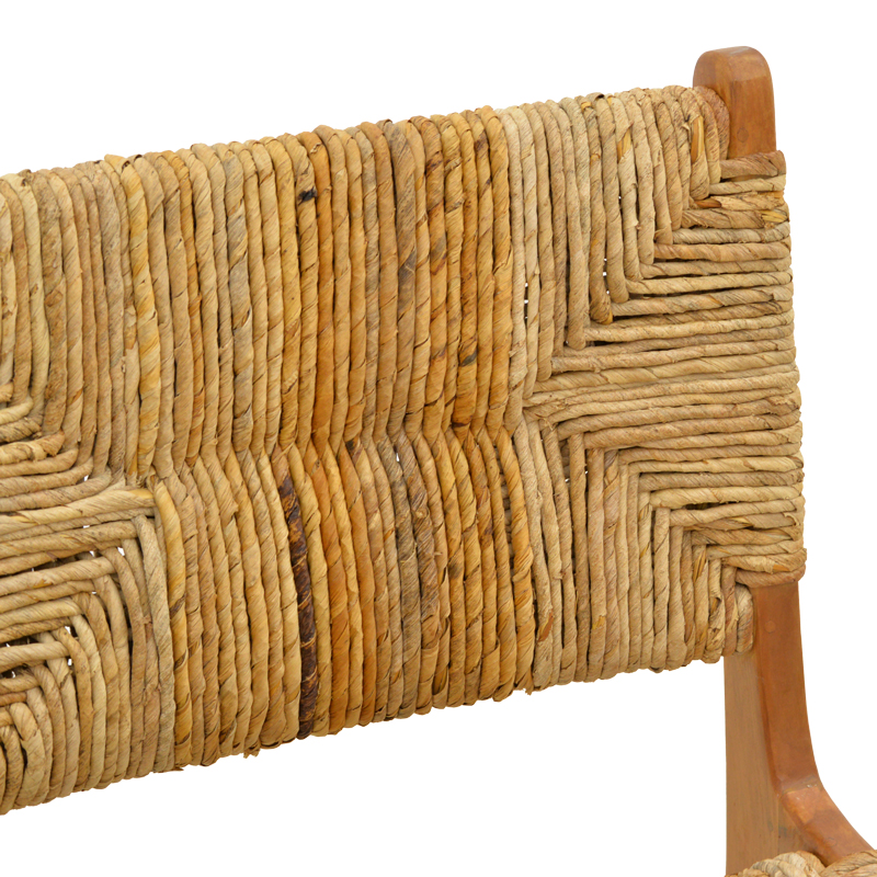 Καρέκλα Refane pakoworld σκελετός teak ξύλο με ψάθα σε φυσική απόχρωση 50x58x85εκ 7