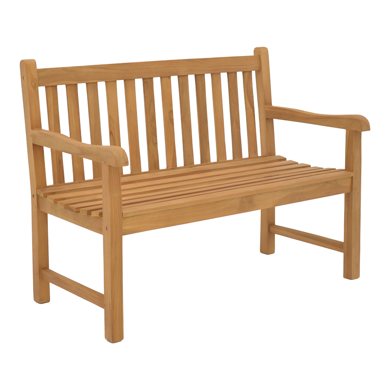 Καναπές Nat pakoworld teak ξύλο σε φυσική απόχρωση 120x57x96εκ 2