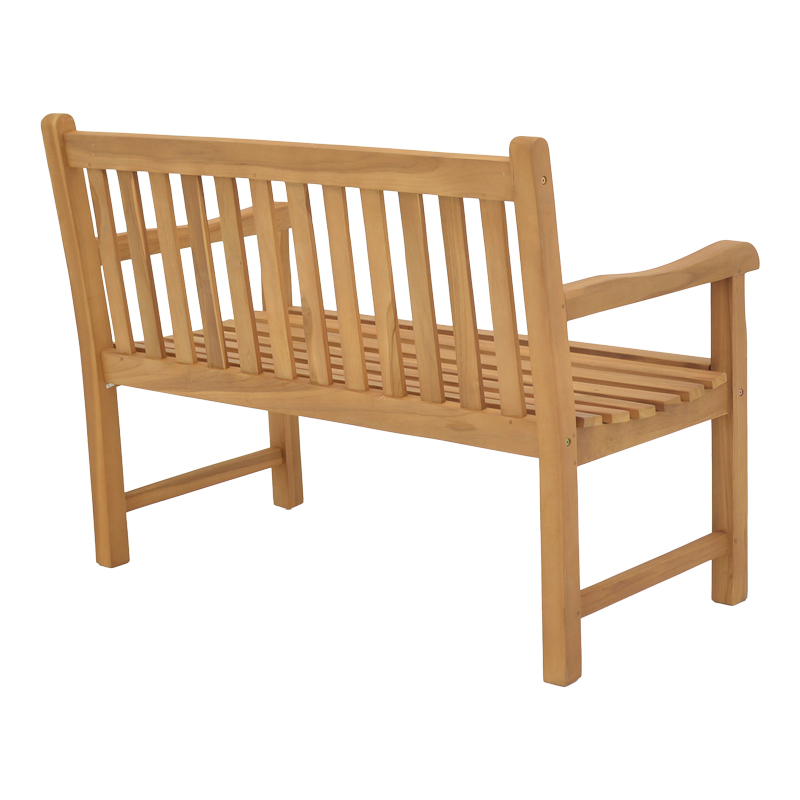 Καναπές Nat pakoworld teak ξύλο σε φυσική απόχρωση 120x57x96εκ 3