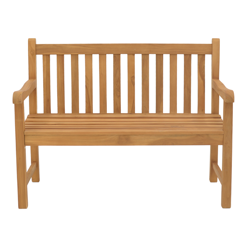 Καναπές Nat pakoworld teak ξύλο σε φυσική απόχρωση 120x57x96εκ 5