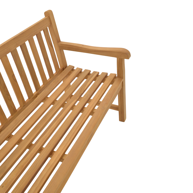 Καναπές Nat pakoworld teak ξύλο σε φυσική απόχρωση 120x57x96εκ 7
