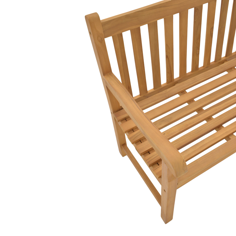 Καναπές Nat pakoworld teak ξύλο σε φυσική απόχρωση 120x57x96εκ 8