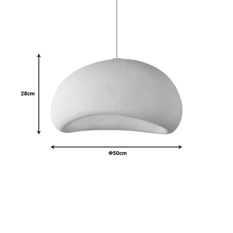 Φωτιστικό οροφής led Zulcere I pakoworld λευκό ps 50x28εκ 2