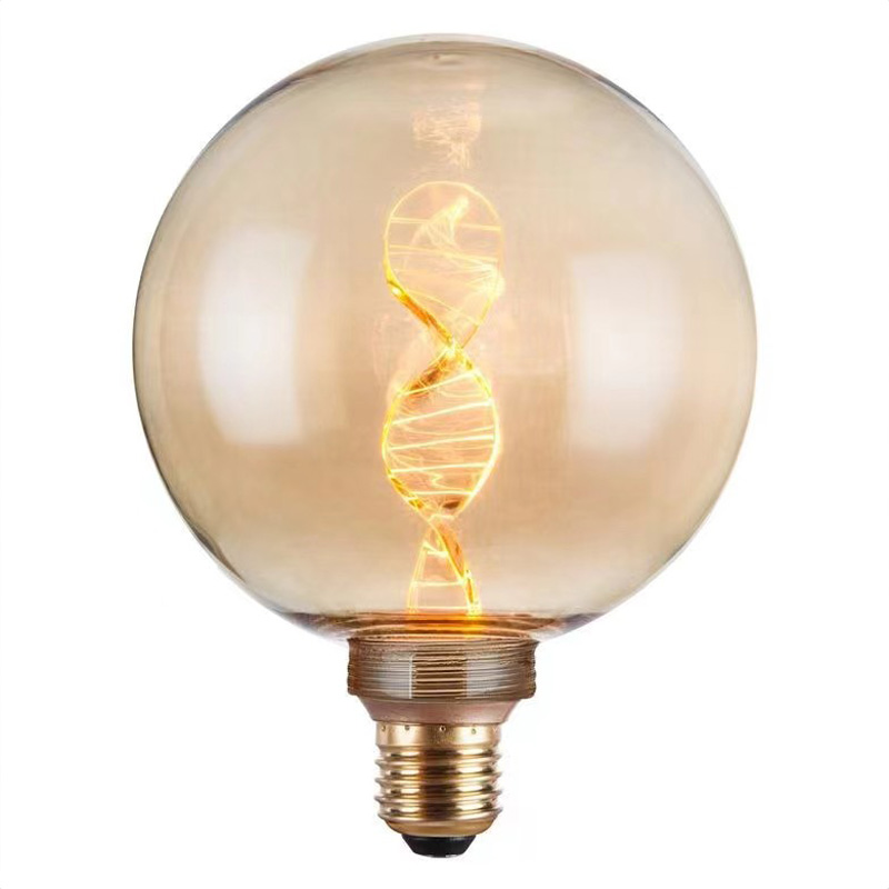 Λαμπτήρας LED RN-DNA G125 Bulb pakoworld 3.5W E27 220-240V amber 1
