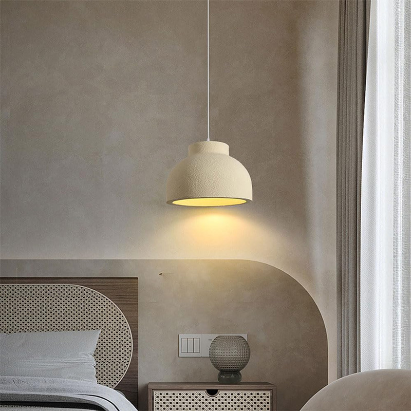 Φωτιστικό οροφής led Jenila pakoworld E27 ps μπεζ Φ30x20εκ 2