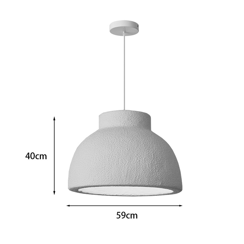 Φωτιστικό οροφής led Jenila pakoworld E27 ps λευκό Φ59x40εκ 3