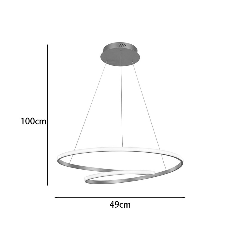 Φωτιστικό οροφής Rexon pakoworld led μέταλλο χρυσό Φ49x12εκ 3