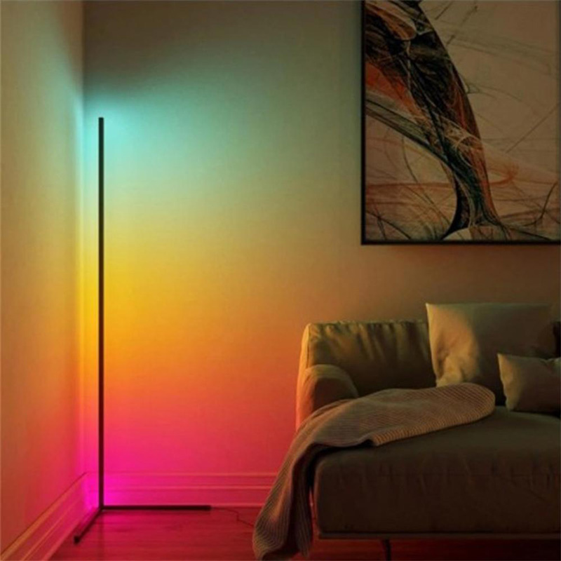 Φωτιστικό δαπέδου Nanek pakoworld led μέταλλο μαύρο 30x30x120εκ 2