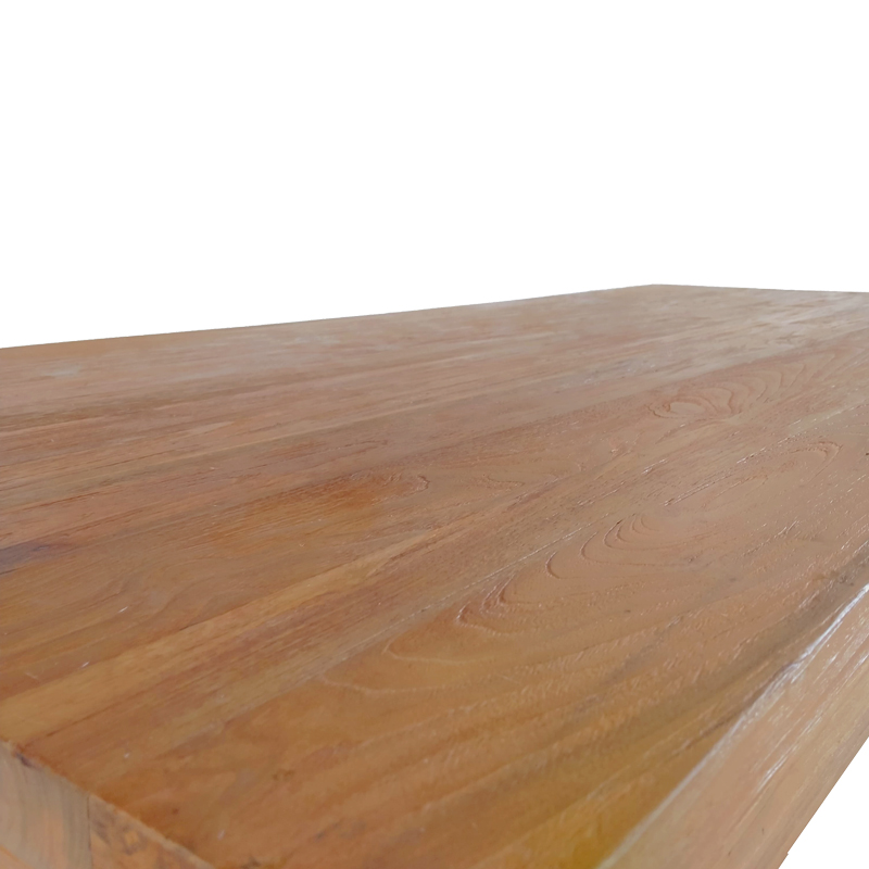 Τραπέζι Wooly pakoworld teak ξύλο σε φυσική απόχρωση 220x90x75εκ 5