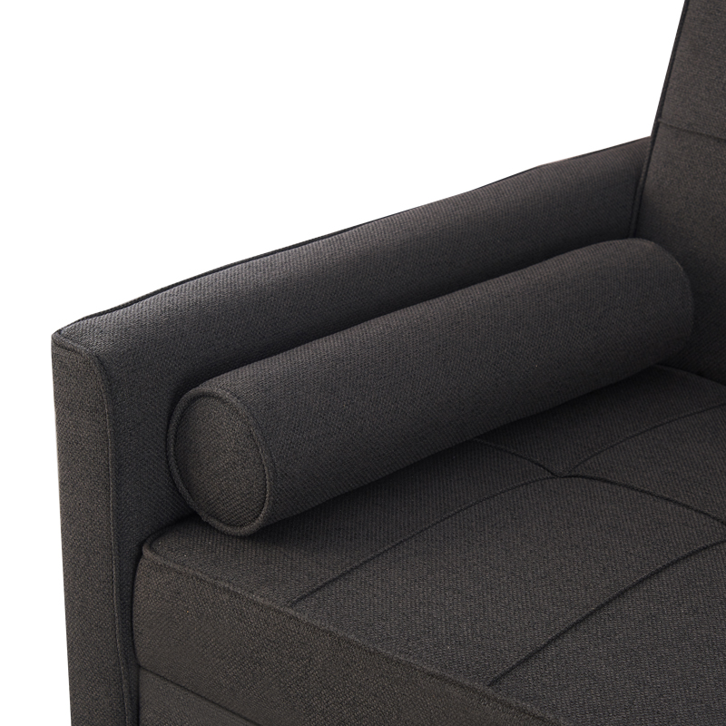 Καναπές-κρεβάτι Jursy pakoworld ανθρακί ύφασμα 170x91x90εκ 7