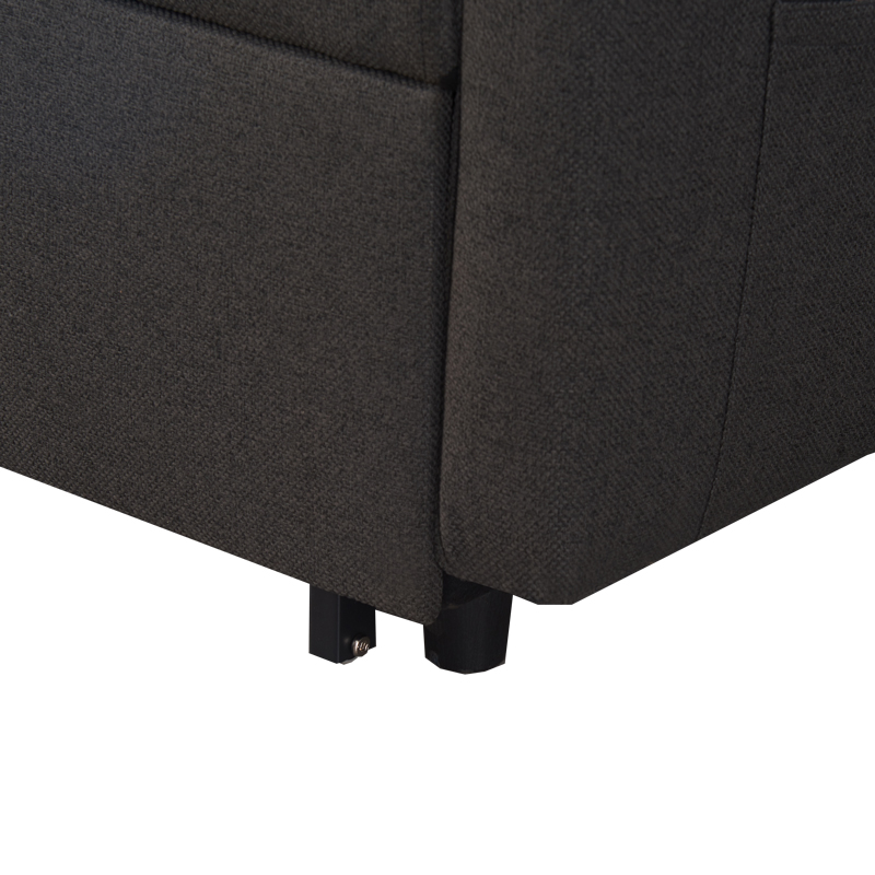 Καναπές-κρεβάτι Jursy pakoworld ανθρακί ύφασμα 170x91x90εκ 8