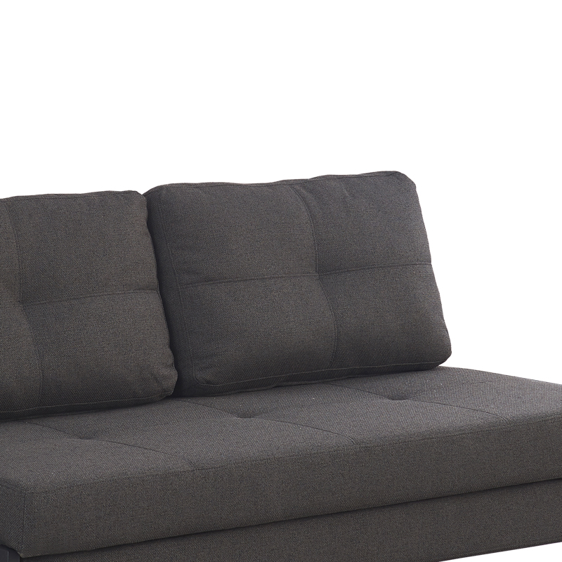 Καναπές-κρεβάτι Hafrene pakoworld ανθρακί ύφασμα 151x94x71εκ 5