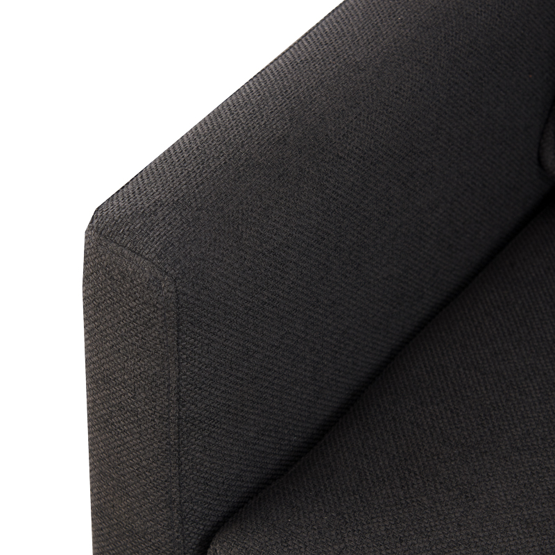 Πολυθρόνα-κρεβάτι Barzene pakoworld ανθρακί ύφασμα 96x83x75εκ 5