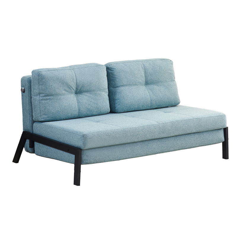 Καναπές-κρεβάτι Hafrene pakoworld ύφασμα σε πετρόλ απόχρωση 151x94x71εκ 1