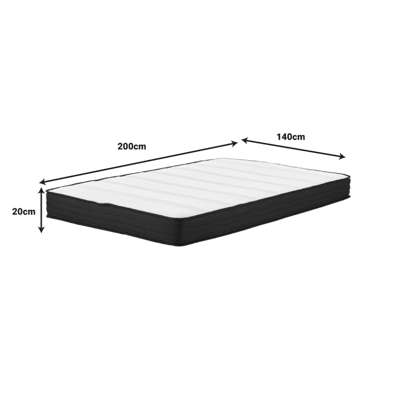 Στρώμα Casmeriane pakoworld Pocket spring roll pack μονής όψης 140x200x20εκ 6