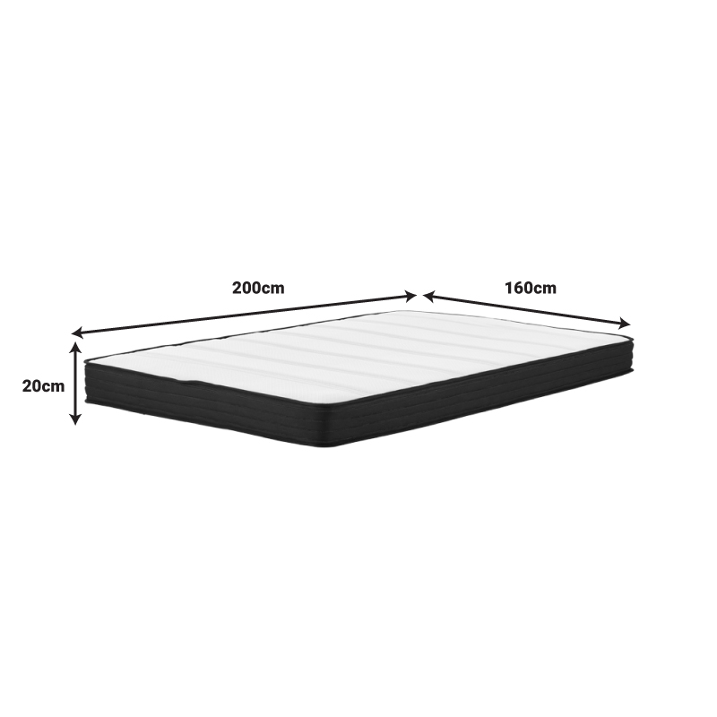 Στρώμα Casmeriane pakoworld Pocket spring roll pack μονής όψης 160x200x20εκ 6