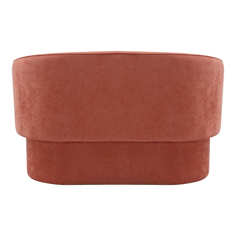 Καναπές διθέσιος Playmob pakoworld ύφασμα σε κεραμιδί απόχρωση 128x65x79εκ 6