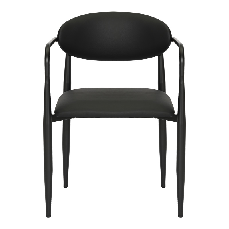 Πολυθρόνα Kalone pakoworld pu σε μαύρη απόχρωση 56x55x78εκ 5