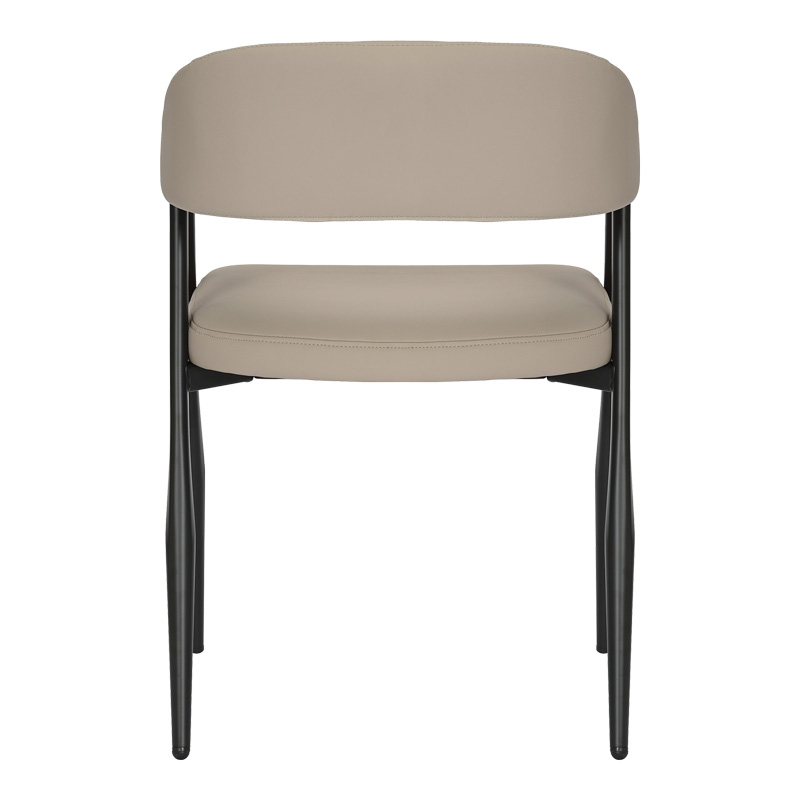 Πολυθρόνα Sezan pakoworld pu σε γκρι-μπεζ απόχρωση 56x55x78εκ 6