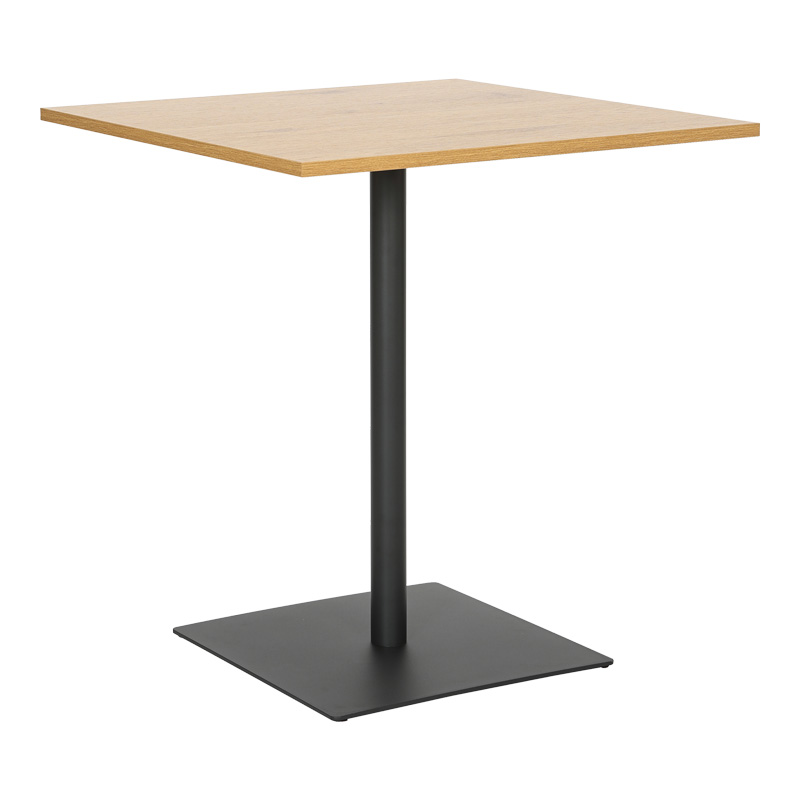 Τραπέζι Nerobian pakoworld mdf σε sonoma απόχρωση 70x70x75εκ 1