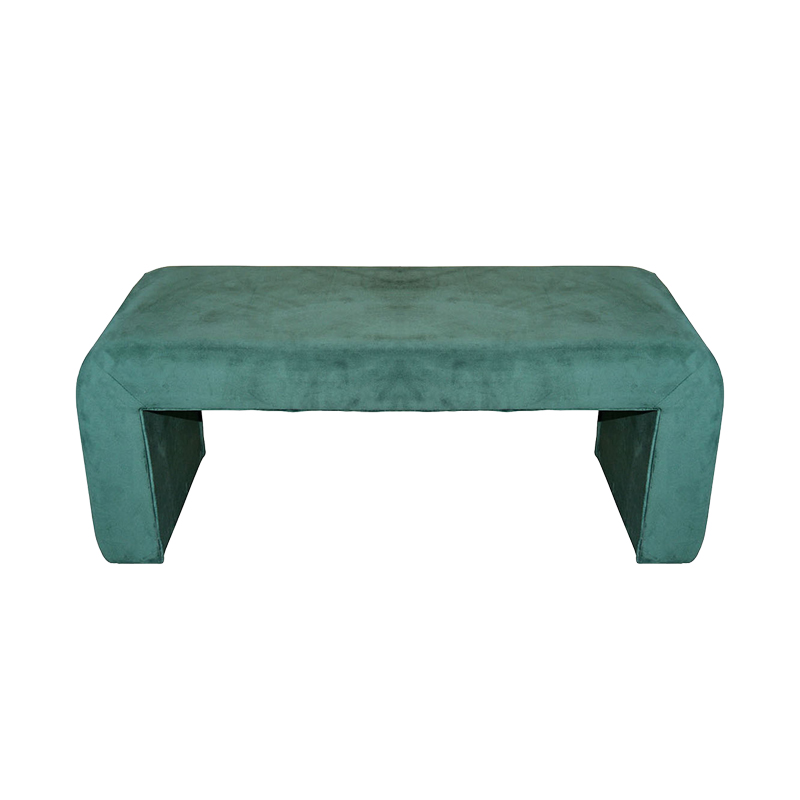 Σκαμπό Gagga Inart βελούδο σε πράσινη απόχρωση 110x40x45εκ 1