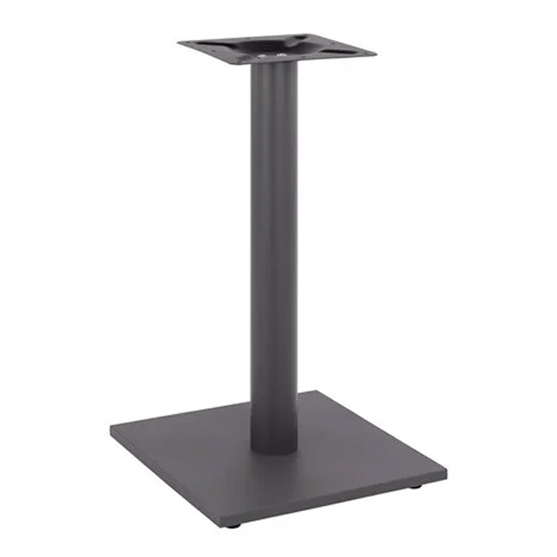 Βάση τραπεζιού Batan pakoworld μεταλλική σε μαύρη απόχρωση 40x40x72εκ 1