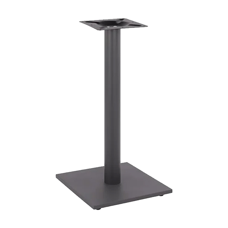 Βάση τραπεζιού Bar Batan pakoworld μεταλλική σε μαύρη απόχρωση 40x40x94εκ 1
