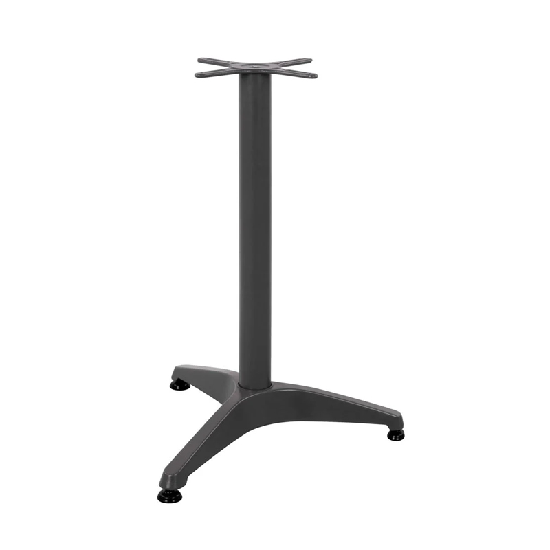 Βάση τραπεζιού Oiseau pakoworld μεταλλική σε μαύρη απόχρωση 45x45x72εκ 1