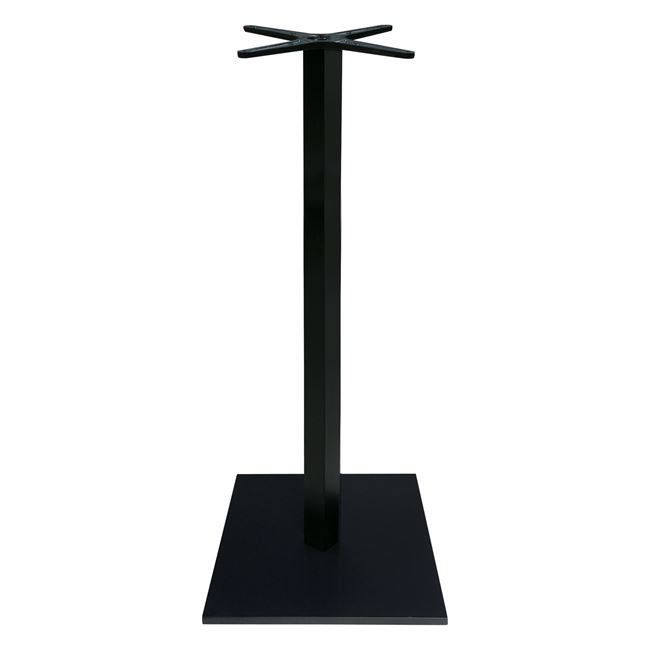 Βάση τραπεζιού Bar Cabanol pakoworld μεταλλική σε μαύρη απόχρωση 45x45x108εκ 1